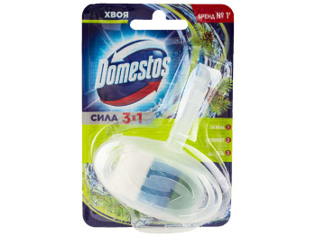 Блок для чистки унитаза Domestos "Хвоя" гигиенический 40г