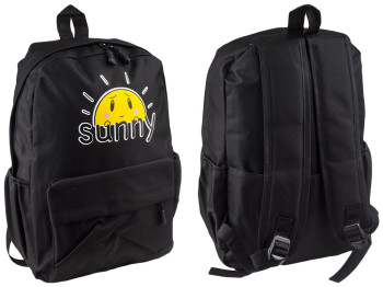 Рюкзак "Sunny" чорний 27х14х42см