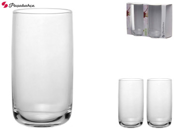 Набір високих склянок для напоїв Pasabahce Iconic, 540мл (ціна за набір 2шт)