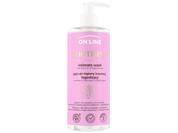Гель для интимной гигиены On Line Soothing с молочной кислотой и пантенолом, 390 мл
