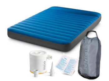 Велюр матрас для кемпинга. Intex 64013