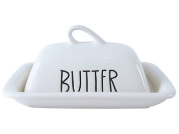 Маслянка Limited Edition Butter, 19,2см, з кришкою, біла, 6900066071867