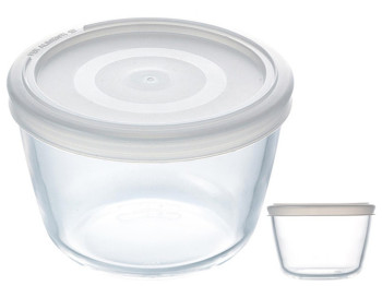 Форма Pyrex Cook&Freez, 16х11см, з кришкою, кругла, 1,6л, 3426470283526 