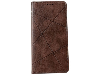 Чохол-книжка Business Leather для Samsung Galaxy A73 (Euro) Колір Коричневий