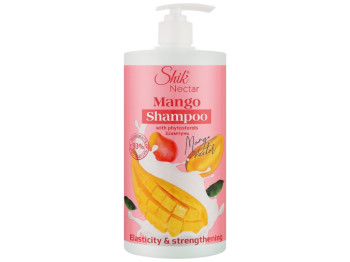 Шампунь Shik Nectar Mango, з олією манго і абіссінською олією, глибоке живлення та зволоження, 900мл