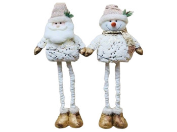 Фигура новогодняя Santa Snowman, 88см