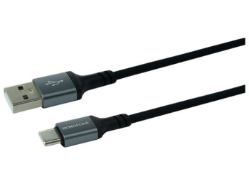 Кабель USB Borofone BX83 Silicone Type-C 3A Колір Чорний