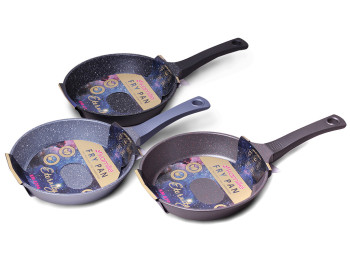 Сковорода Kamille ETERNITY с антипригарным покрытием Space stars из алюминия D24х5см