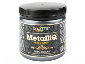 Эмаль акриловая MetalliQ "Черный жемчуг" 0,5л
