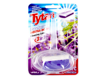 Двухфазный блок для унитаза Tytan "Лаванда" корзинка