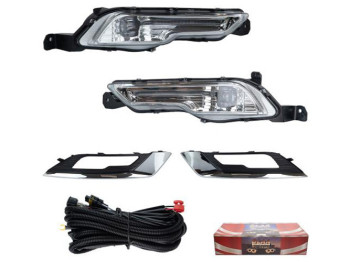 Фары дополнительные модель Ford Fusion 2017-18, LED-12V9W (FD-915-LED)