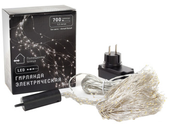 Гирлянда-пучок, цвет - теплый белый, с функцией мигания