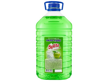 Рідке мило для рук Splito Зелене яблуко, антимікробне, 5 л