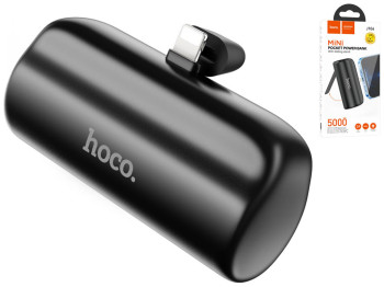 Універсальна Мобільна Батарея Hoco J106 Pocket iP 5000mAh Колір Чорний