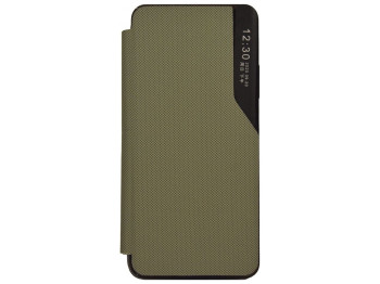 Чохол книжка Business Fabric для Samsung A03s 2021 A037F Колір 8, Green