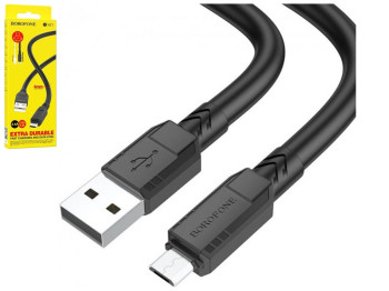 Кабель USB Borofone BX81 Micro, Чёрный