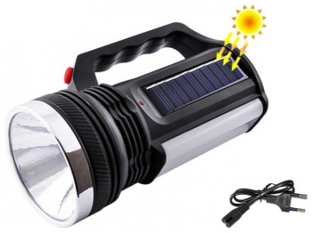 Фонарь переносной Luxury 2836 T, 1W+16SMD, солнечная батарея, ЗУ 220V, встроенный аккумулятор