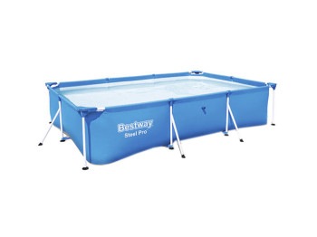 Бассейн каркасный прямоугольный Steel Pro. Bestway 56404