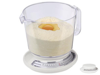 Весы кухонные DELICIA суммирующие, с чашей 1,5л 2,2кг 34774