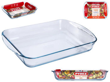 Форма Pyrex Essentials, 35x23x6см, прямоугольная, 2,7л, 3137610002401