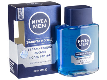 Лосьйон після гоління Nivea men "Захист і догляд" зволожуючий, з алое вера 100мл