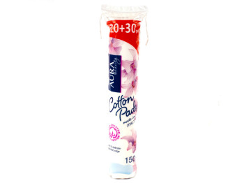 Ватяні диски "AURA Beauty" 120шт+30шт Бонус! (90775)