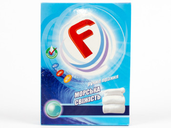 Стиральный порошок бесфосфатный "F" - Морская свежесть - ручная стирка.  400гр. Украина.