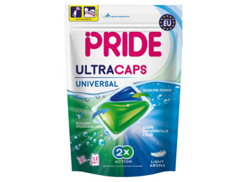 Капсули для прання Pride Ultracaps Universal 14шт