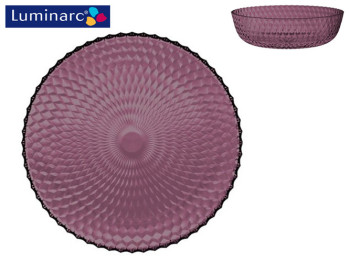 Тарелка суповая стеклянная Luminarc Idylle Lilac 18см 700мл 40797