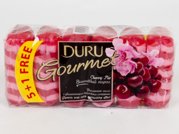 Мило Duru "Gourmet екопак - Вишневий пиріг" 75г з гліцерином (ціна за набір 6шт)
