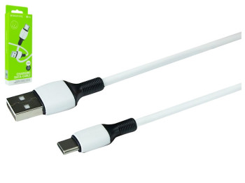 Кабель USB Borofone BX84 Type-C 3A, Білий