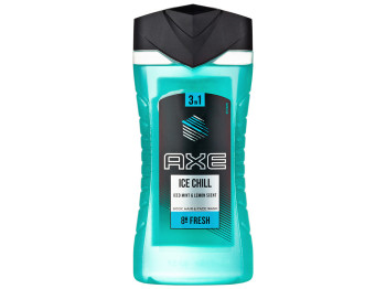 Гель для душу Axe Ice Chill 3в1 чоловічий 250мл