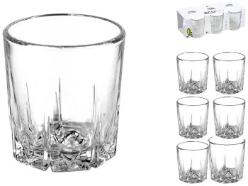 Набор рюмок ECOmo Venetsiya 50мл (цена за набор 6шт) 00012