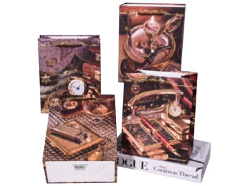 Пакет подарочный бумажный M Antique, 26х32х10см