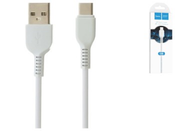 Кабель USB Hoco X20 Type-C, Білий