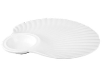 Блюдо фарфоровое Shell 13" 33см