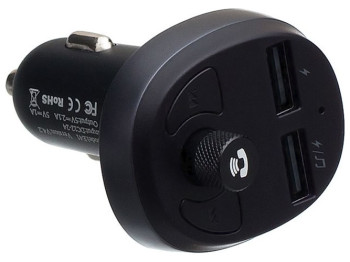 FM-модулятор Hoco E41 Wireless FM Transmitter Цвет Чёрный