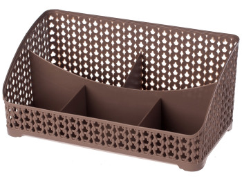 Органайзер R plastic Вязка, 25х13,5х12см, коричневый, 06004