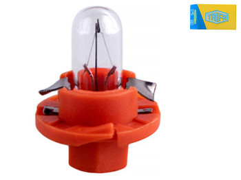 Лампа автомобільна з клиновидним цоколем Trifa, 12V, 1,2W, цоколь BX8,4d (02718)
