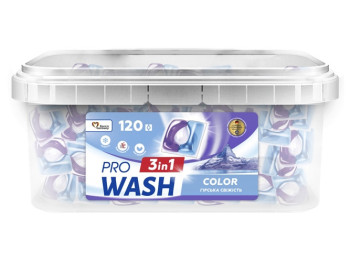 Капсулы для стирки ProWash Color Горная свежесть, 120шт