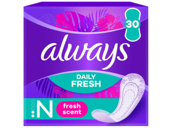 Прокладки Always Daily Fresh Normal Single, ежедневные, 30шт