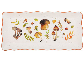 Блюдо керамическое Лесная Поляна, 40,5х20х3см