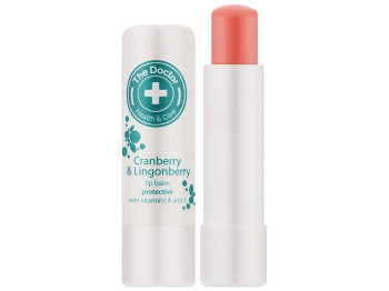 Помада гигиеническая The Doctor, с экстрактами клюквы и брусники, витамины A и E, 3,6г