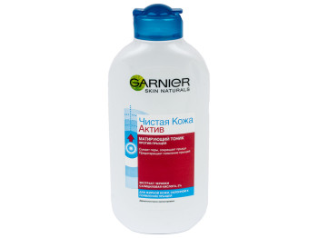 Тонік від прищів Garnier Skin Naturals "Чиста шкіра актив" 200мл