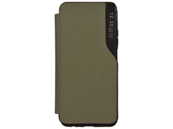 Чохол книжка Business Fabric для Xiaomi Redmi Note 10 Колір 8, Green