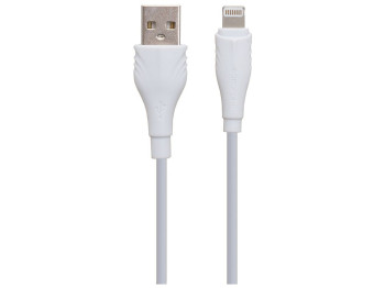 Кабель USB Borofone BX18 Lightning Колір Білий