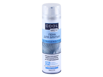 Пена для бритья Cool Men "UltraSensitive" 250мл