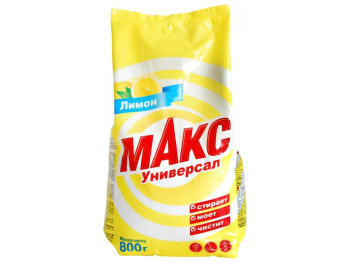 Стиральный порошок Макс Лимон, универсальный, 800г