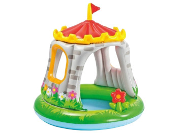 Басейн дитячий надувний з навісом Королівський замок Baby Pools. Intex 57122