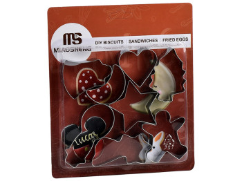 Формочки фигурные для печенья Sweets, 16,5х24см (цена за набор 8шт)